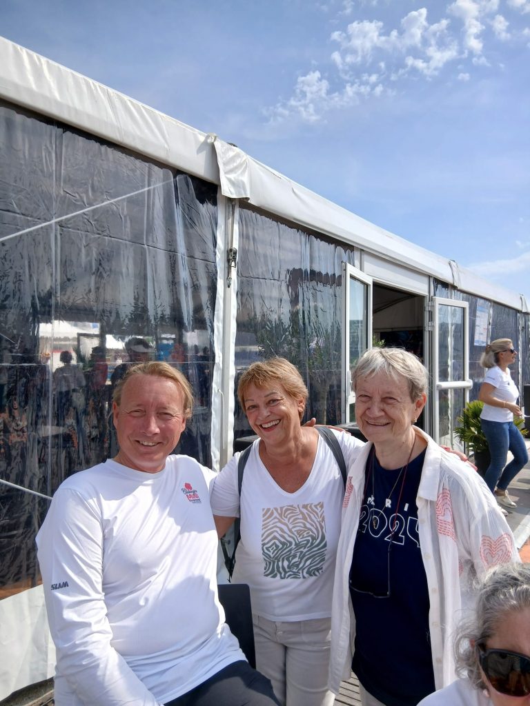 Sophie et ses supportrices