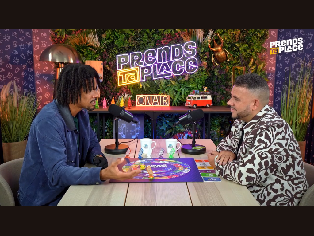 Prends ta place Arnaud Assoumani - Anthony Babkine pendant l'interview
