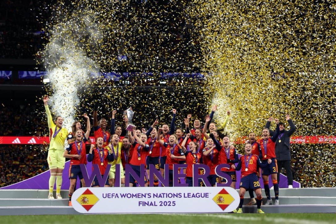 Visuel Espagne victorieuse Nations League 2025