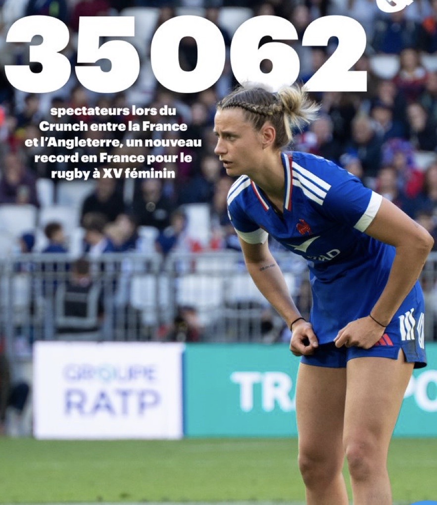 France-Angleterre (record affluence) Rugby
