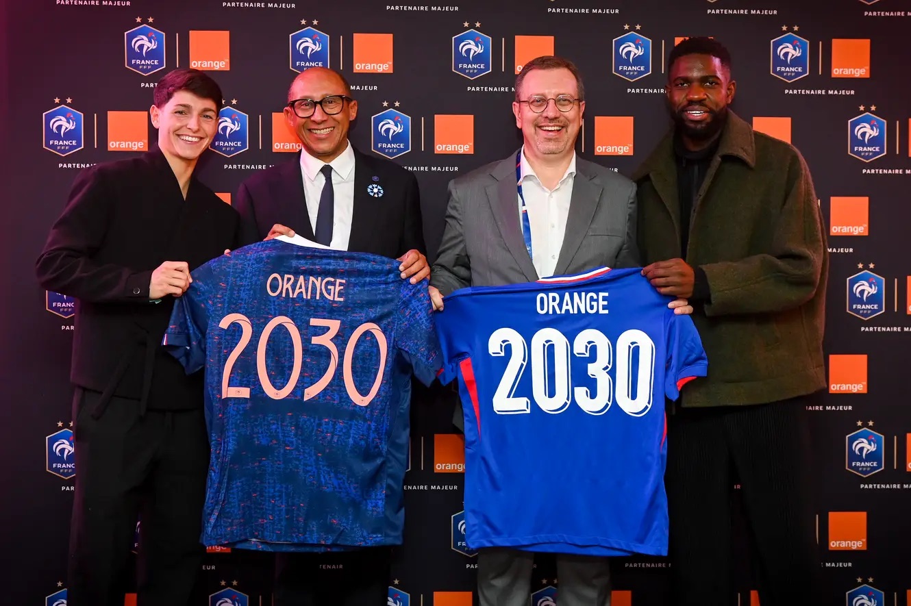 FFF Orange photo officielle partenariat