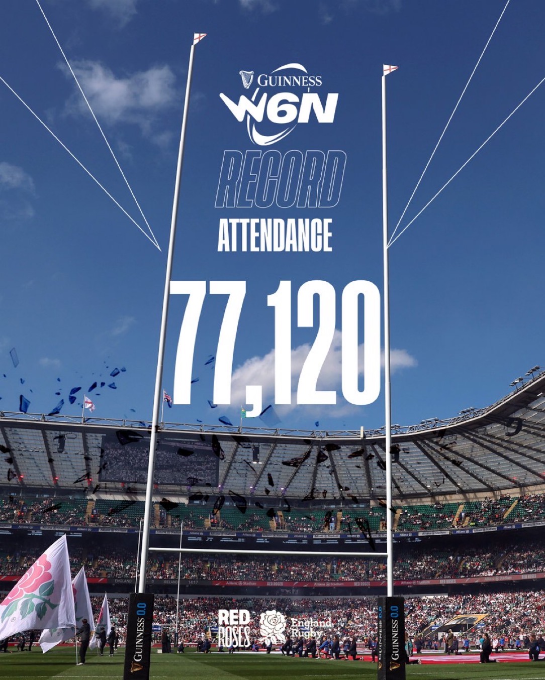 Record affluence Angleterre - Irlande