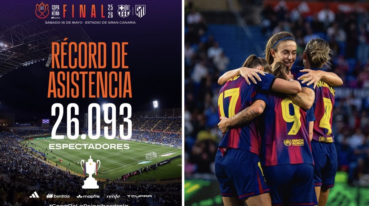 Barca - Atletico - record affluence finale Coupe d'Espagne (femmes)